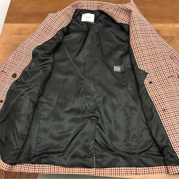 New Wilfred Red Check Double Breasted Blazer - Picture 13 of 14